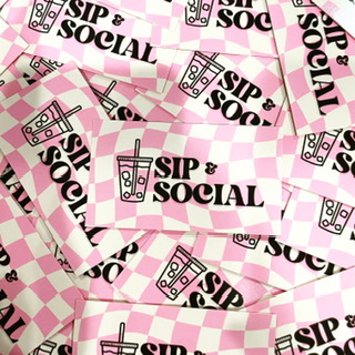 Sip & Social business cards