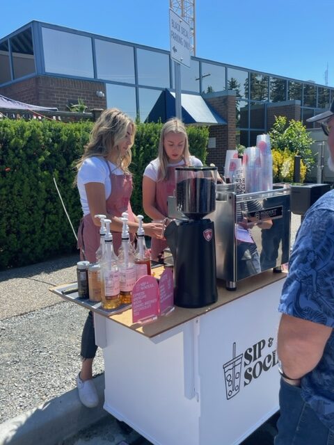 Sip & Social baristas at work